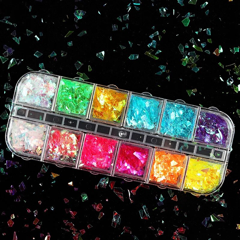 Nail Glittering Portable Container - ITurn Heads