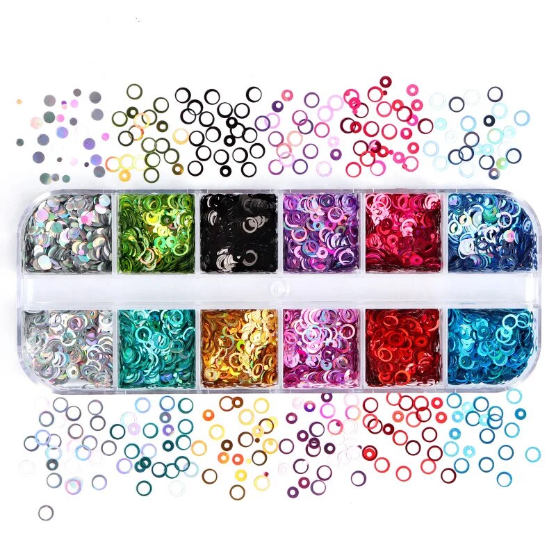 Nail Glittering Portable Container - ITurn Heads