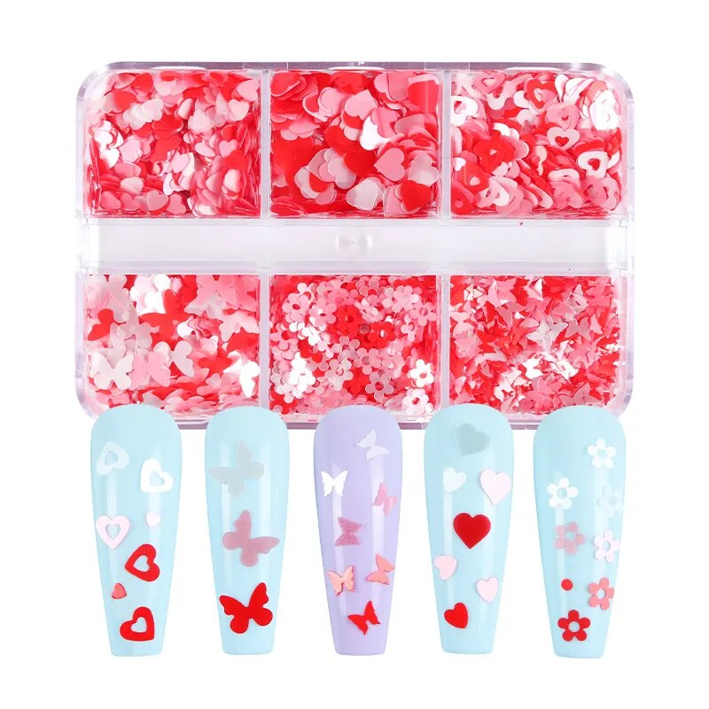 Nail Glittering Portable Container - ITurn Heads