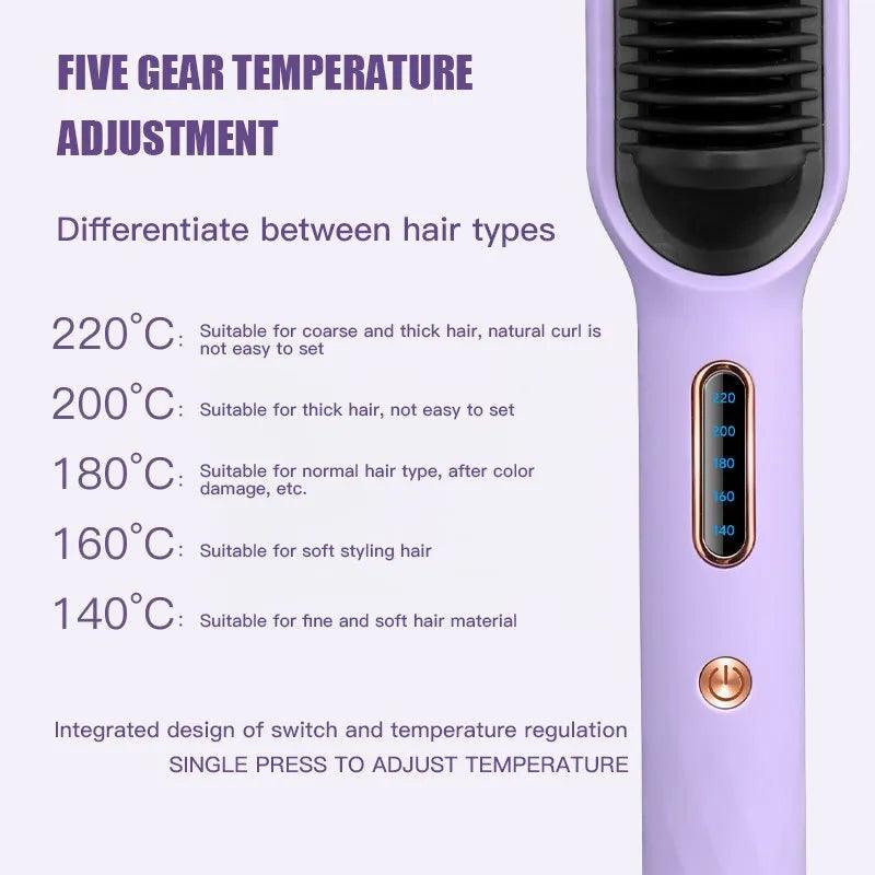 Straightener Electric Curling Comb - ITurn Heads