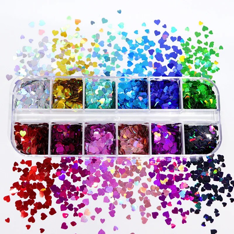 Nail Glittering Portable Container - ITurn Heads