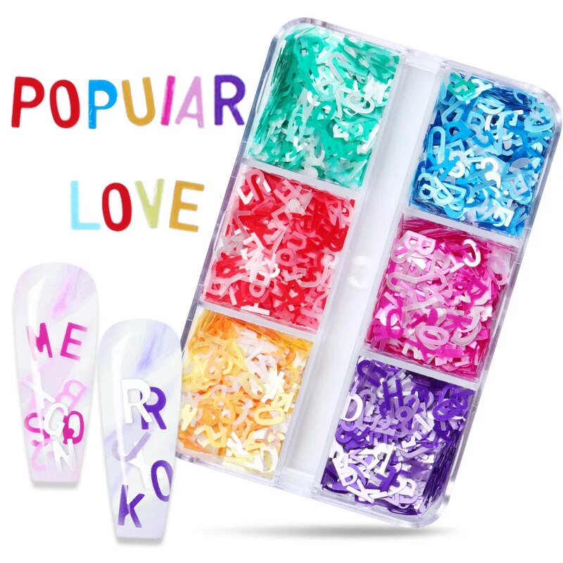 Nail Glittering Portable Container