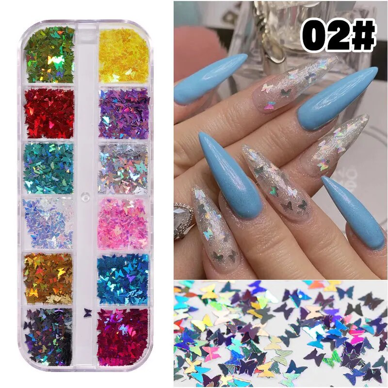 Nail Glittering Portable Container - ITurn Heads