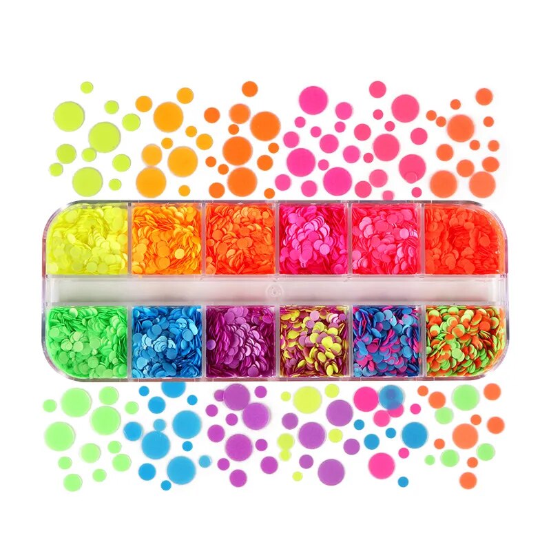 Nail Glittering Portable Container