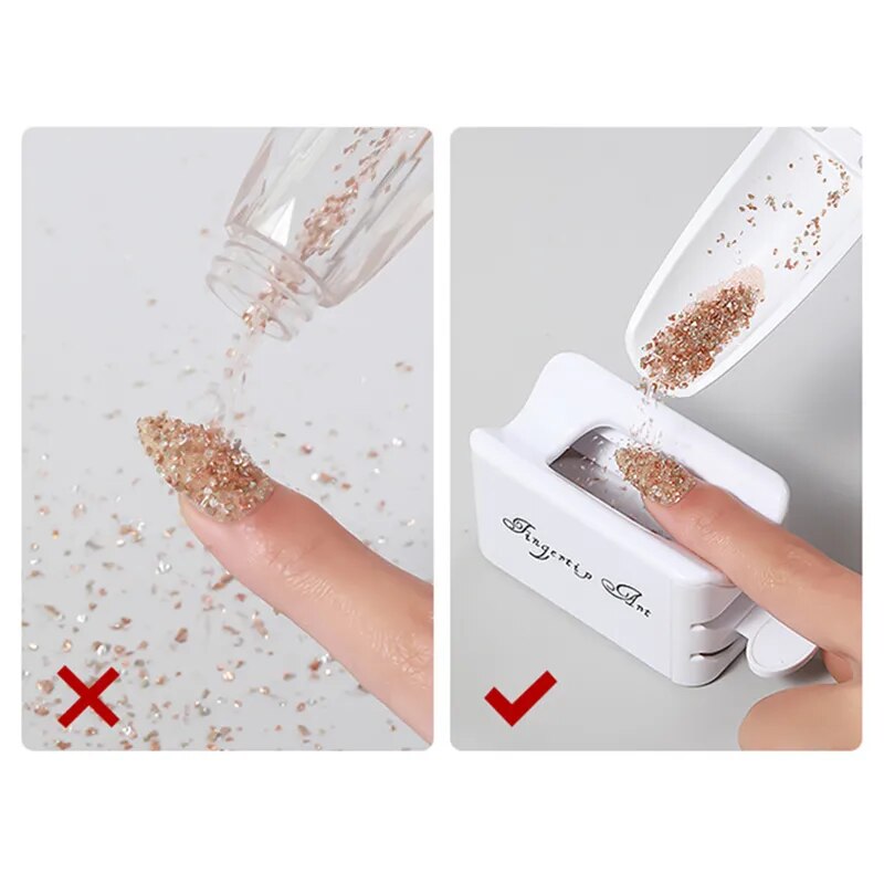 Nail Glittering Portable Container - ITurn Heads