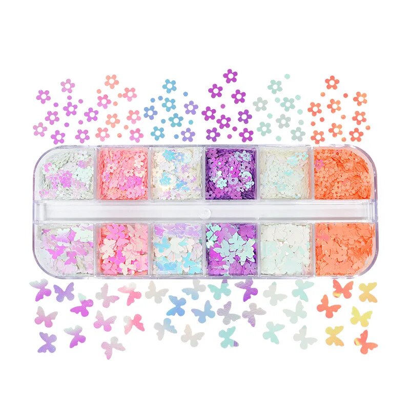 Nail Glittering Portable Container - ITurn Heads