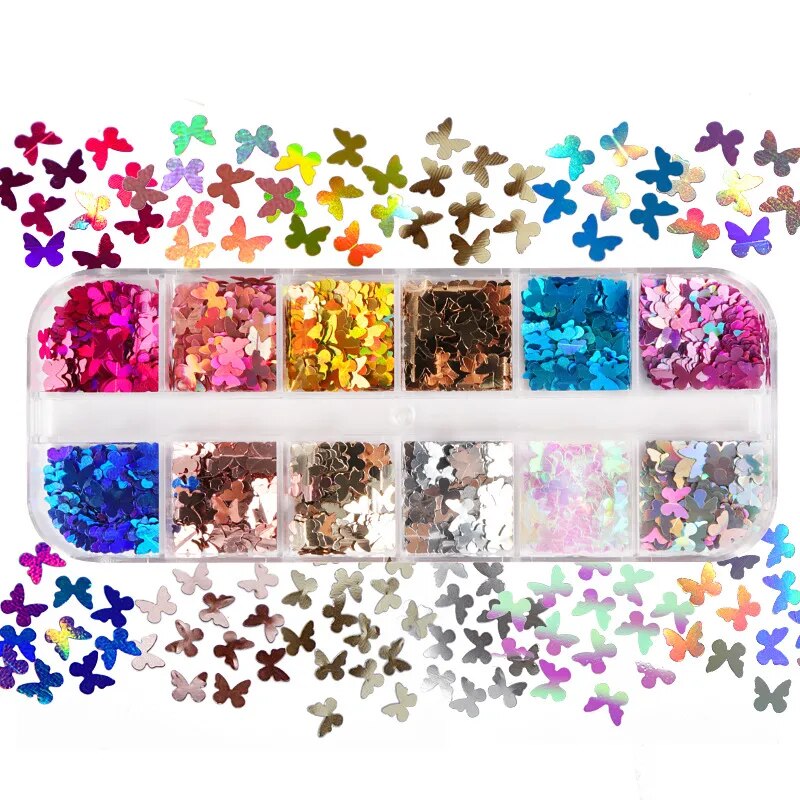 Nail Glittering Portable Container - ITurn Heads