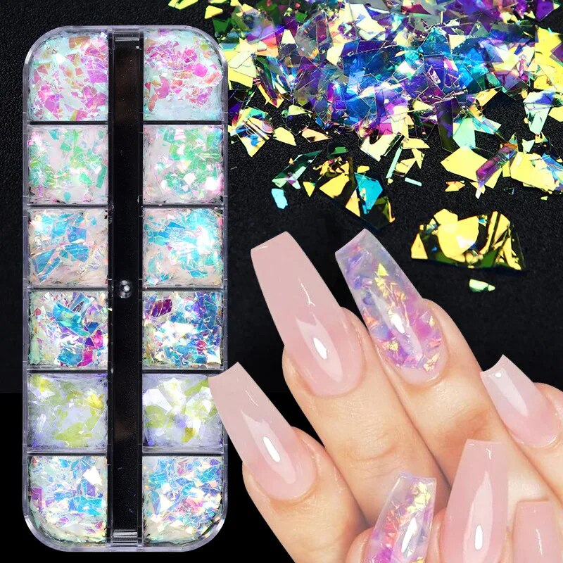 Nail Glittering Portable Container - ITurn Heads