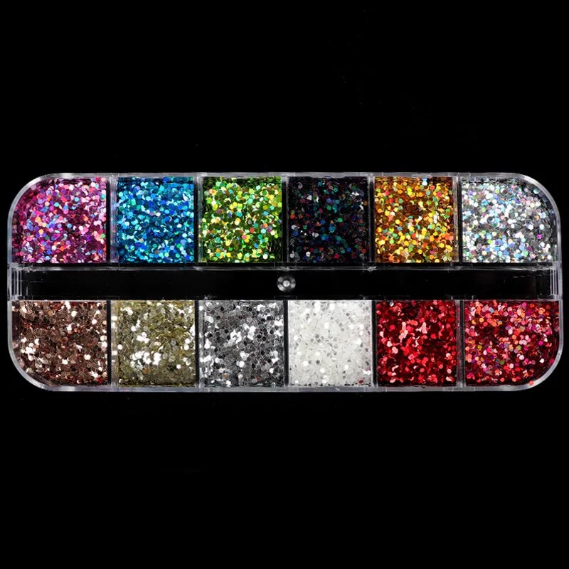 Nail Glittering Portable Container - ITurn Heads