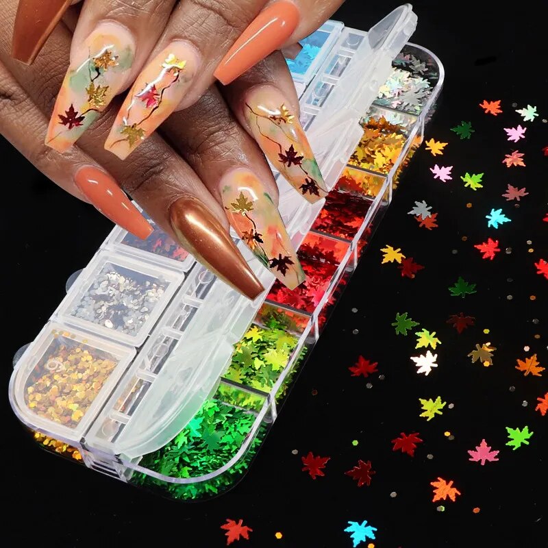 Nail Glittering Portable Container - ITurn Heads