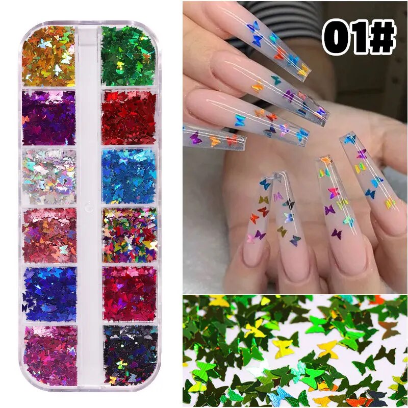 Nail Glittering Portable Container - ITurn Heads