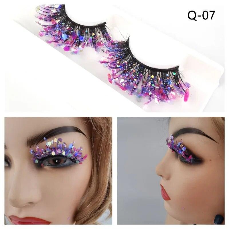 Unique Shining Colored Eyelashes - ITurn Heads