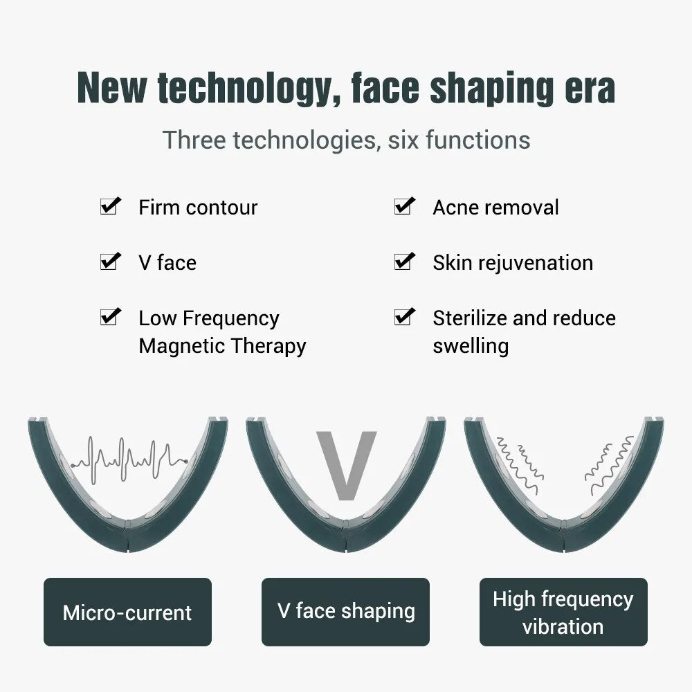 Microcurrent V-face Face Lift Device - ITurn Heads