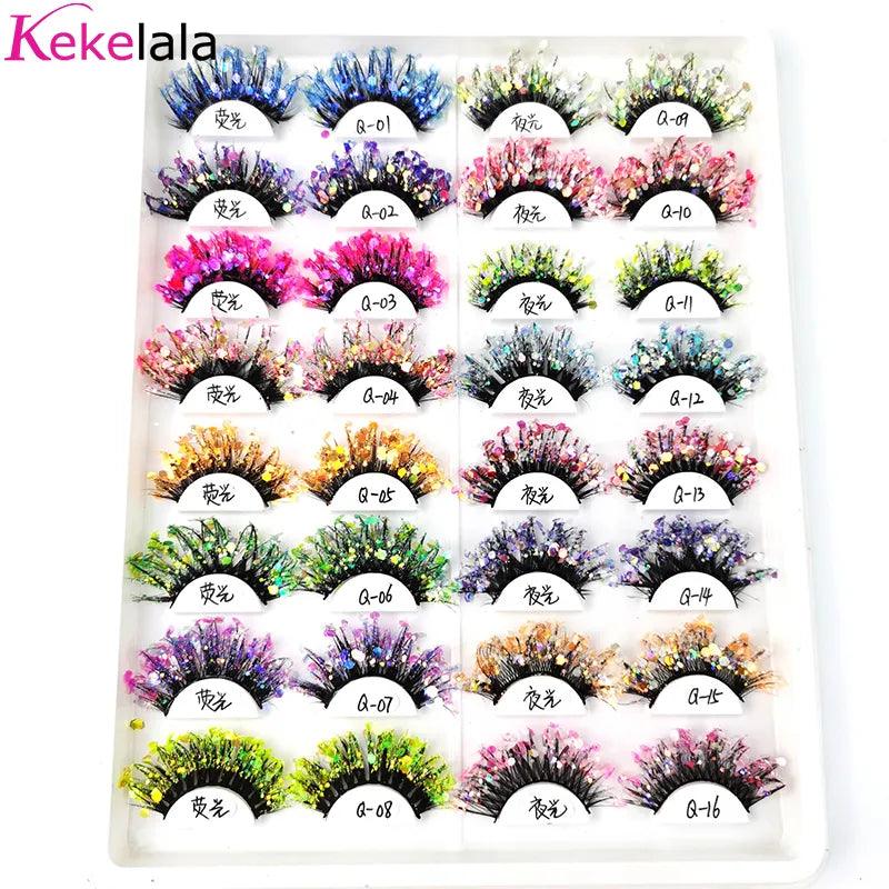 Unique Shining Colored Eyelashes - ITurn Heads