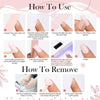 Semi Long Lasting Gel Nail Stickers - ITurn Heads