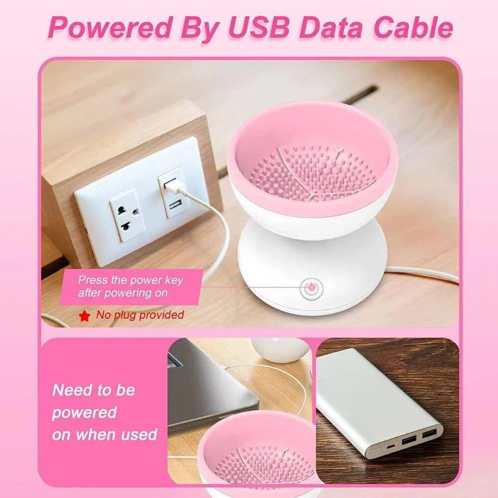 Portable USB Makeup Brush Cleaner - ITurn Heads